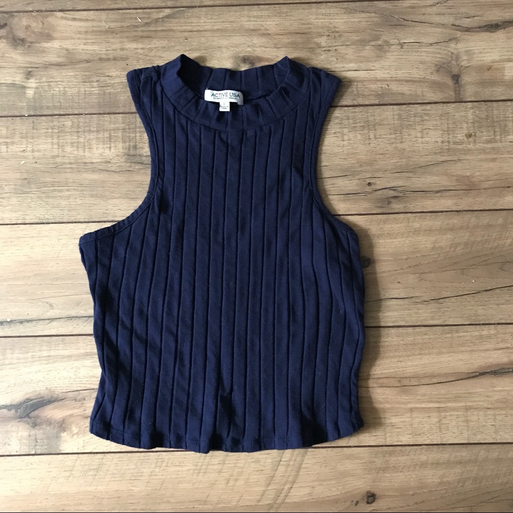 Ribbed Crop Top